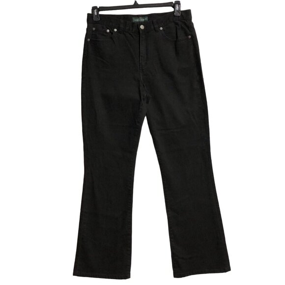 LAUREN‎ RALPH LAUREN CALSSIC BOOT CUT HIGH RISE JEANS SIZE 10 - Picture 1 of 7